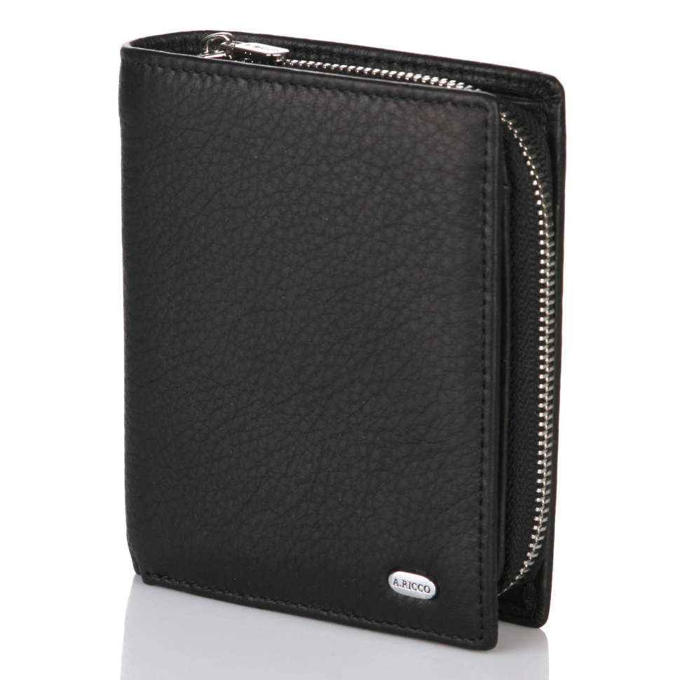 

Кошелек ALFA RICCO 6128 Black N2 Черный