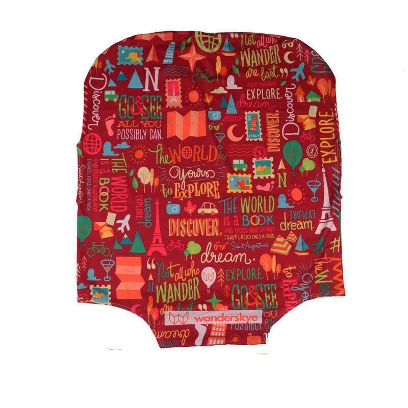 

Чехол для чемодана "Traveling" size M pink Розовый