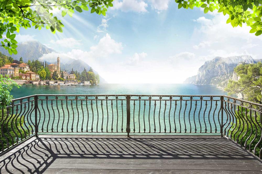 

Фотообои Walldeco Веранда у моря №30283 Жаккард
