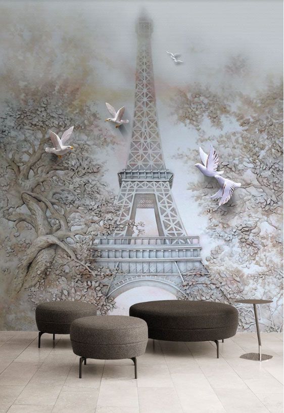 

Фотообои Walldeco Барельеф: в Париже №dec-2096 Фреска