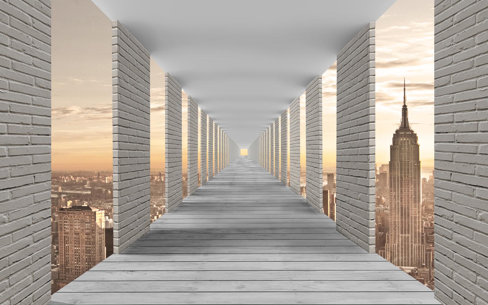

Фотообои Walldeco Длинный коридор над городом №36090 Бриз