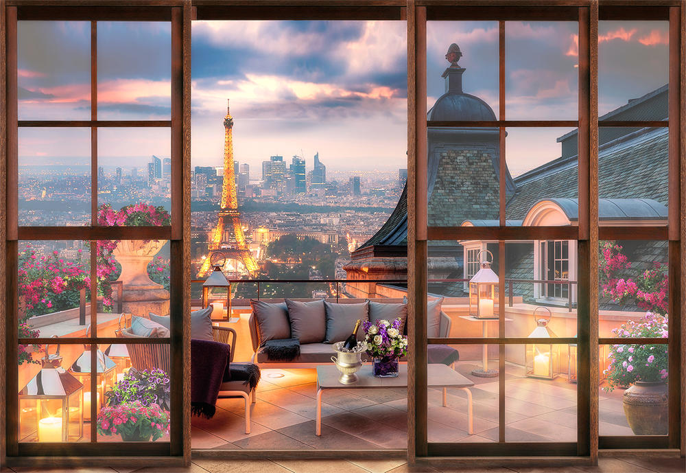 

Фотообои Walldeco Вечерний Париж №bur-098 Гладь