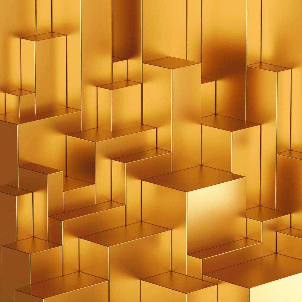 

Фотообои Walldeco Золотые слитки №20871 Гладь