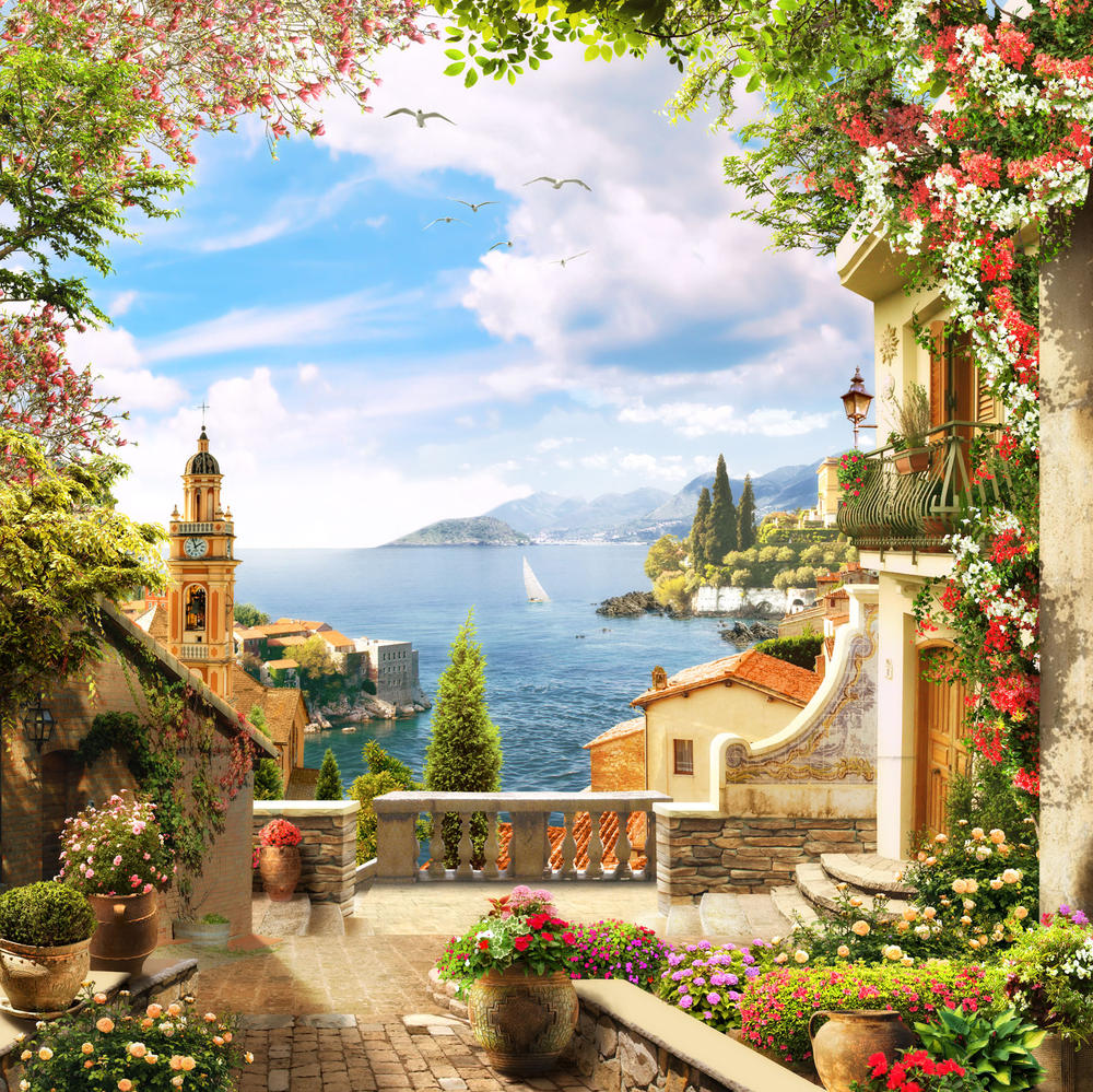 

Фотообои Walldeco Парусник среди красоты №31022 Деко