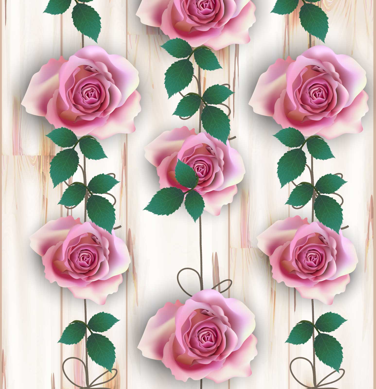 

Фотообои Walldeco Розы на нитках №39499 Волокно