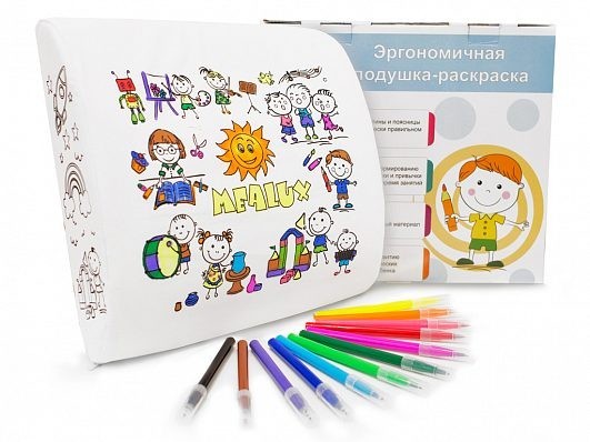 

Подушка-раскраска для стульчика (memory foam) Mealux PM-01
