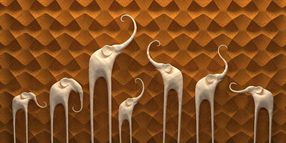 

Фотообои Walldeco Слоны №23943 Лоск