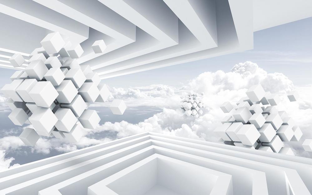 

Фотообои Walldeco Белые кубы 3d №34582 Бриз
