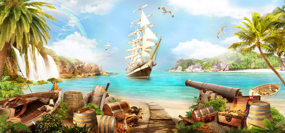 

Фотообои Walldeco Сокровища пиратов №32138 Гладь