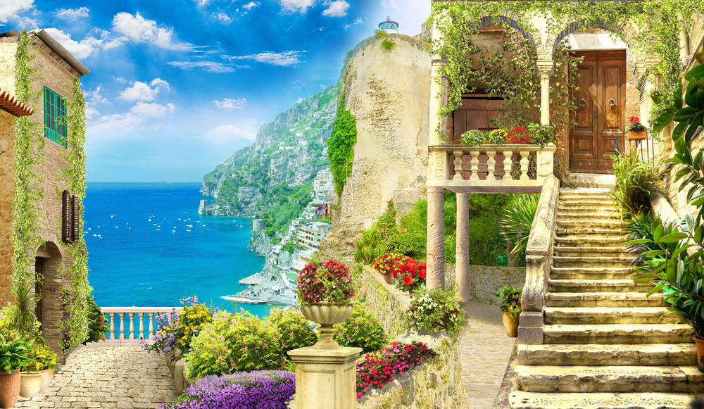 

Фотообои Walldeco Шикарный вид на море №30849 Фреска