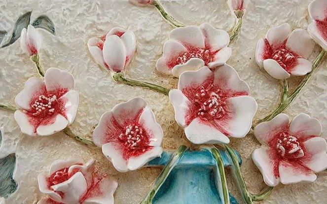 

Фотообои Walldeco Барельеф: маки в вазе №dec_3048 Бриз