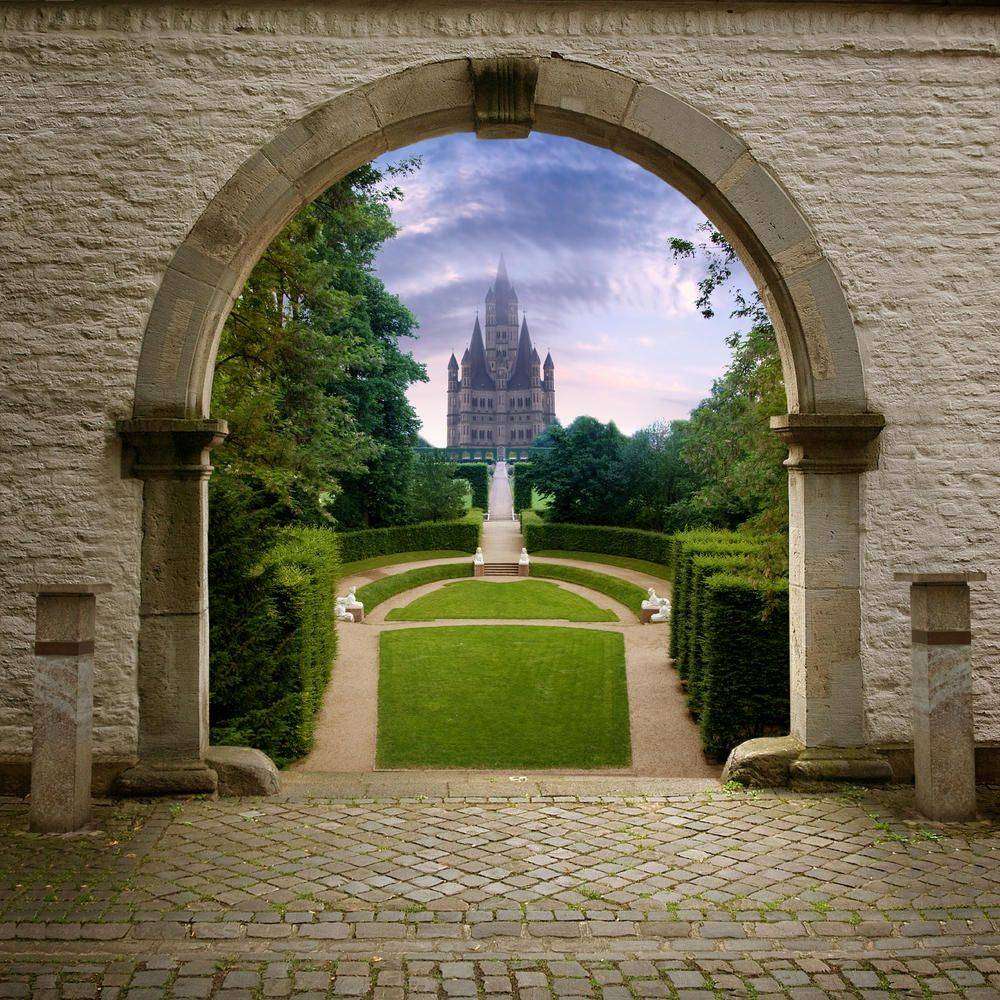 

Фотообои Walldeco Арка №1338 Жаккард