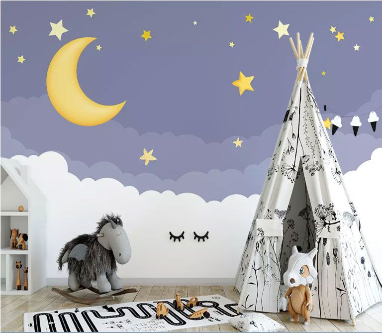 

Фотообои Walldeco Звездное ночное небо №dec-1389_1 Волокно