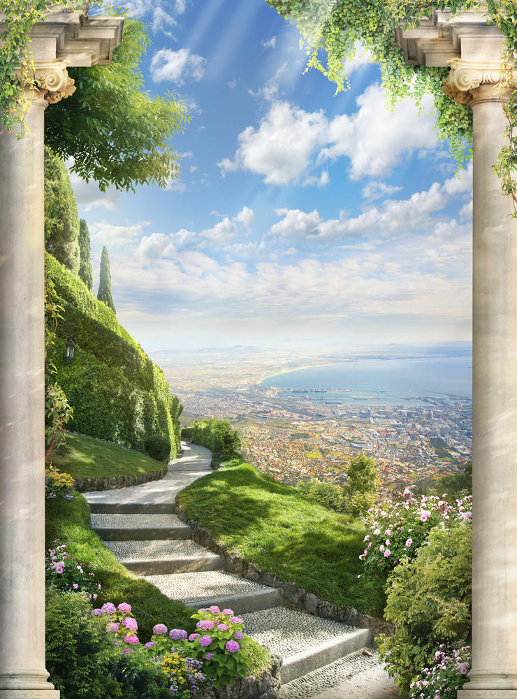 

Фотообои Walldeco Дорога с лестницей №30284 Гладь
