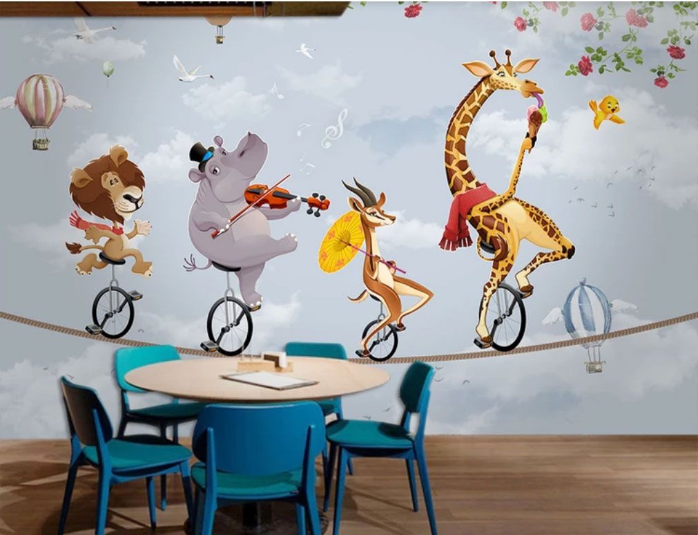 

Фотообои Walldeco Цирковые животные №dec-2050 Гладь