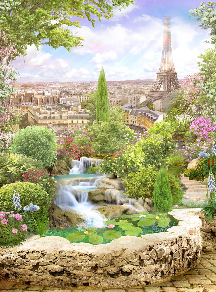 

Фотообои Walldeco Фреска Париж №30281 Деко