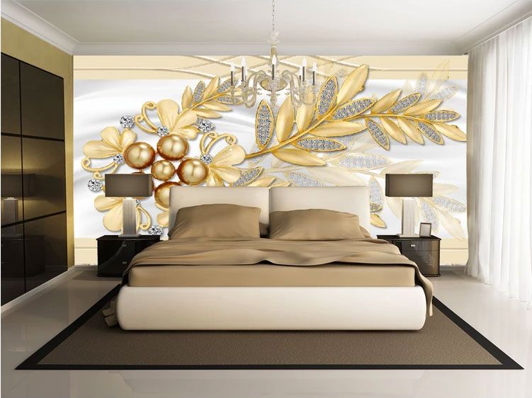 

Фотообои Walldeco Узор из драгоценных камней и золота №dec-2129 Волокно
