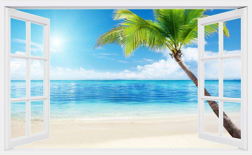 

Фотообои Walldeco Солнечный пляж №w_6057_5002 Мелкий песок с блестками