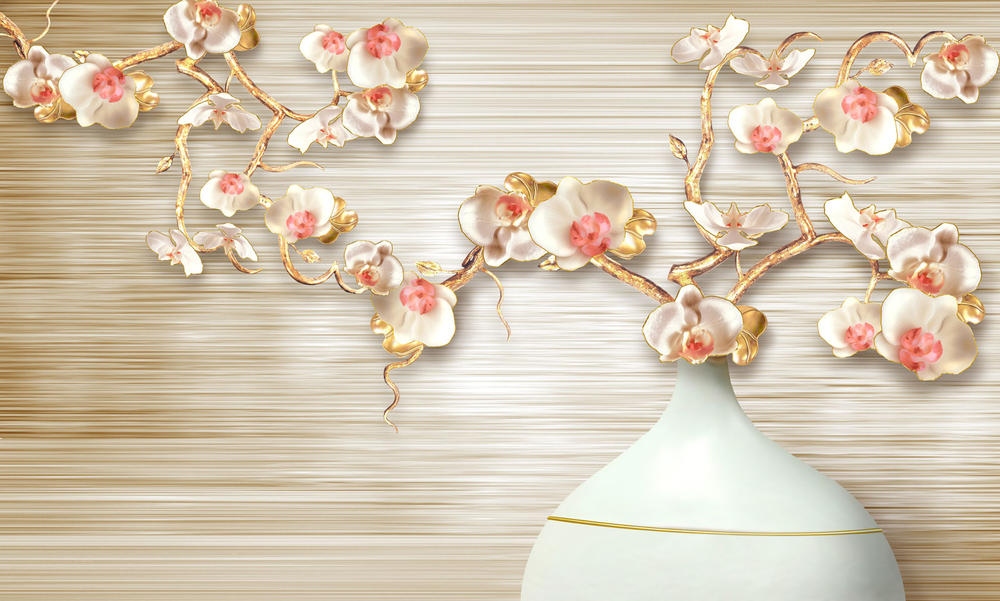 

Фотообои Walldeco Орхидеи на золотых ветвях №30952 Бриз