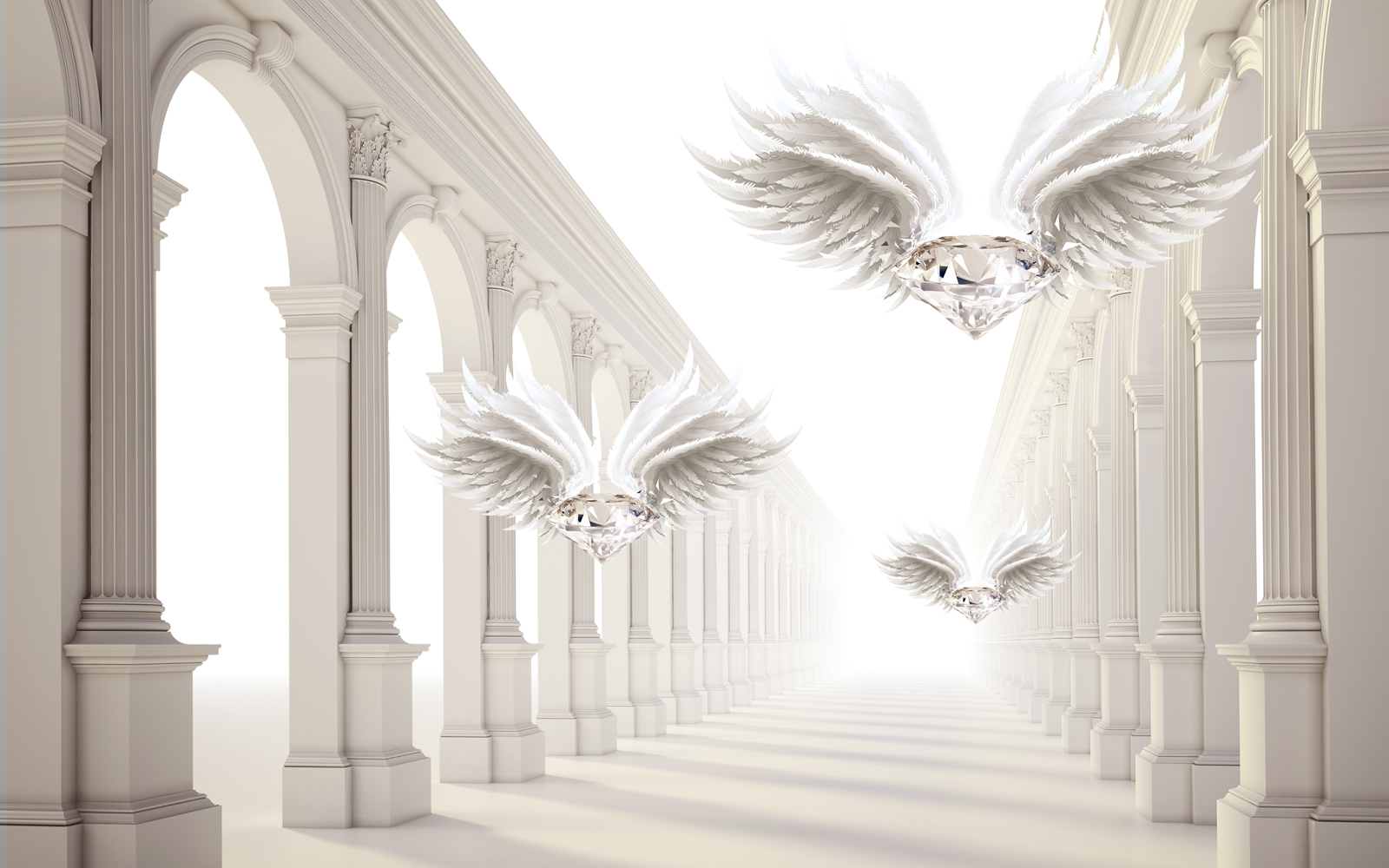 

Фотообои Walldeco Бриллианты с крыльями №37310 Базальт