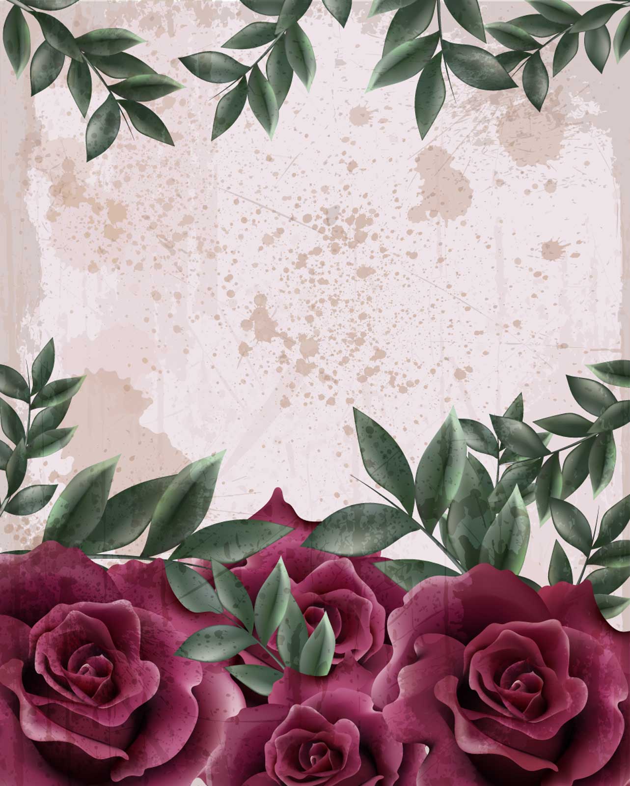 

Фотообои Walldeco Бардовые розы №39535 Гладь