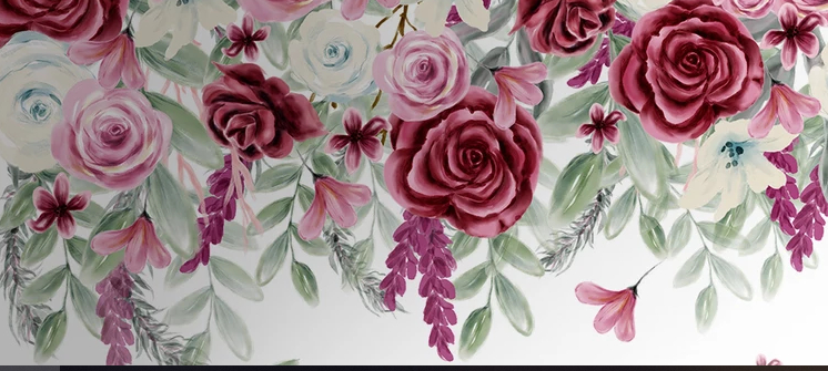 

Фотообои Walldeco Бархатные розы №dec-407 Базальт