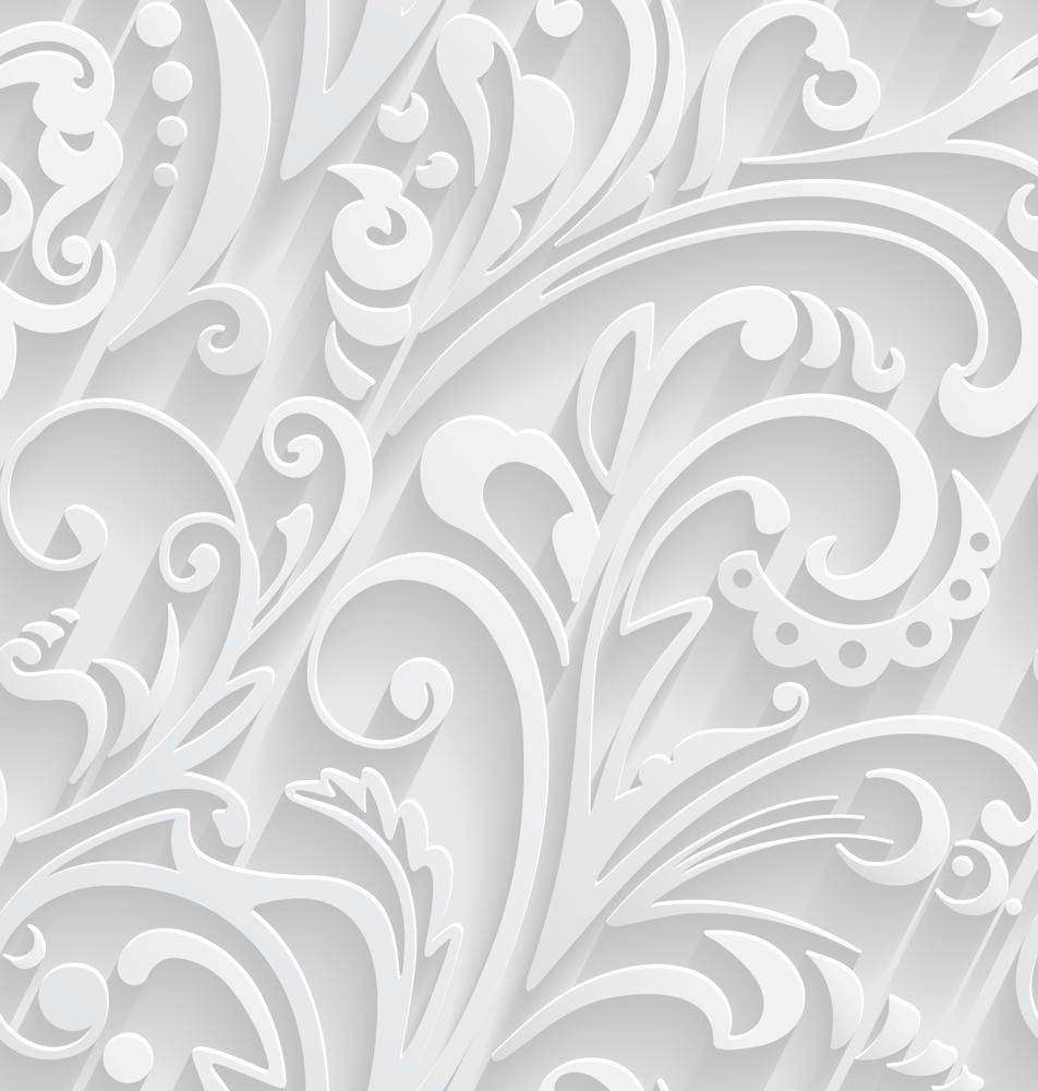 

Фотообои Walldeco Белые завитки №22617 Жаккард