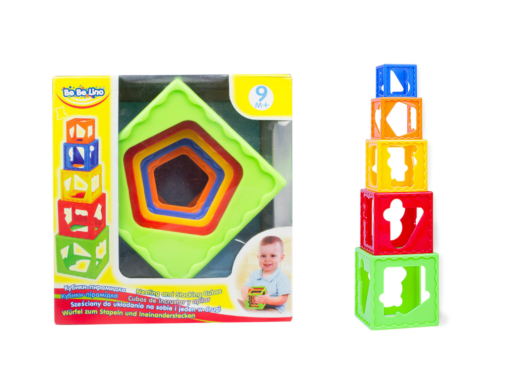 

Кубики-пирамидка раскладной BeBeLino (57028) (119136)