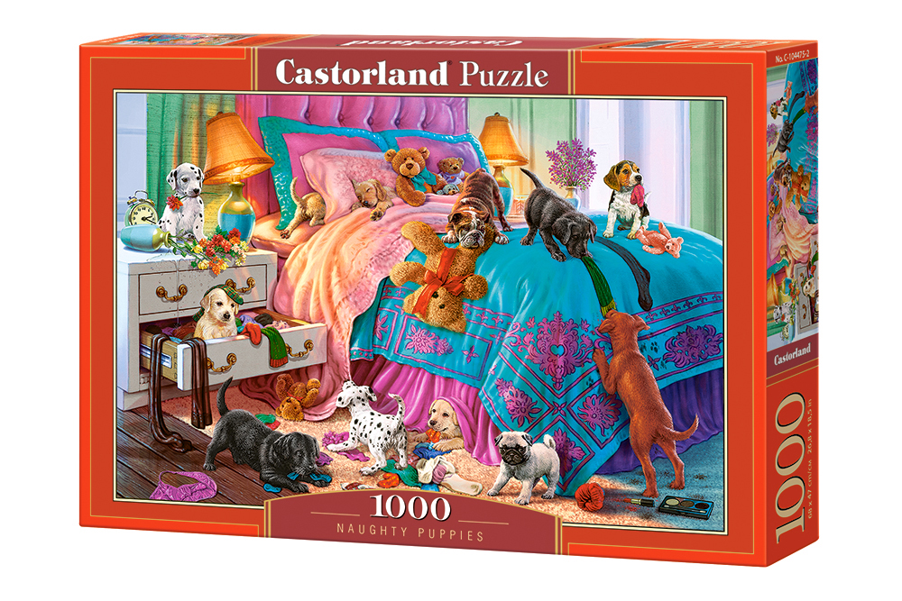 

Пазлы Щенячий погром 1000 элементов Castorland (C-104475) (119832)