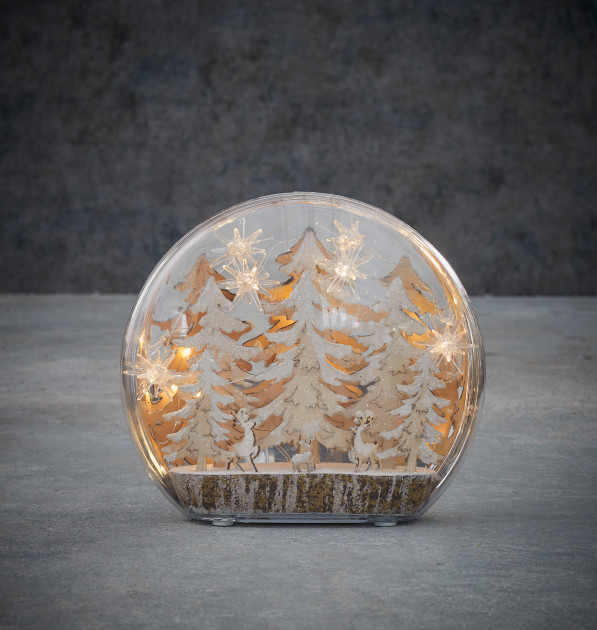

Декоративное украшение "Зимняя сцена, деревья" 22 см, " Lighting" Luca Lighting (8718861684216)