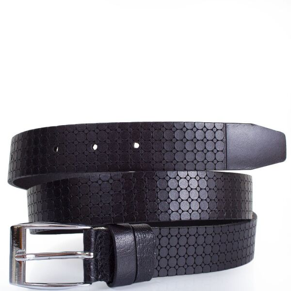 

Мужской черный кожаный ремень Y.S.K. SHI1948-1