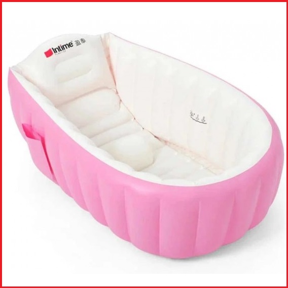 

Надувная ванночка для деток Intime Baby Bath Tub с насосом розовая (3612)