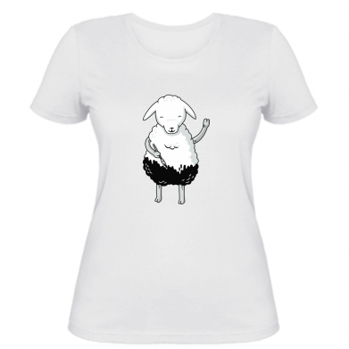 

Женская футболка Stedman Sheep  Белый, Женская футболка Stedman Sheep S Белый