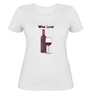 

Женская футболка Stedman Wine lover S Белый