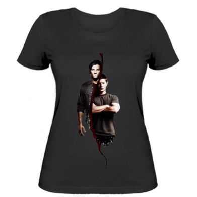 

Женская футболка Stedman Sam and Dean M Черный