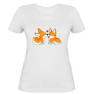 

Женская футболка Stedman Loving Corgi Couple  Белый, Женская футболка Stedman Loving Corgi Couple L Белый