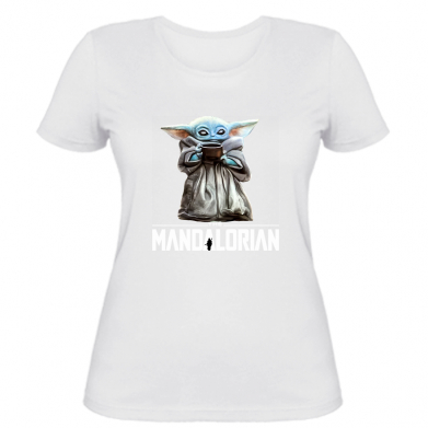 

Женская футболка Stedman Yoda with a cup L Белый