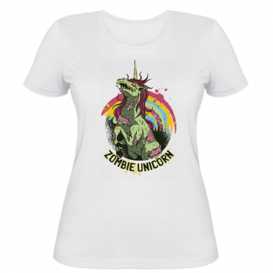 

Женская футболка Stedman Unicorn Zombies M Белый