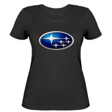 

Женская футболка Stedman Subaru 3D Logo M Черный