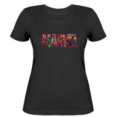 

Женская футболка Stedman Marvel comics and heroes XS Черный