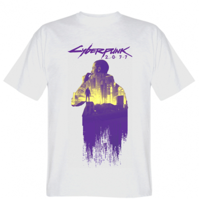 

Мужская футболка Stedman Мир Cyberpunk 2077  Белый, Мужская футболка Stedman Мир Cyberpunk 2077 M Белый