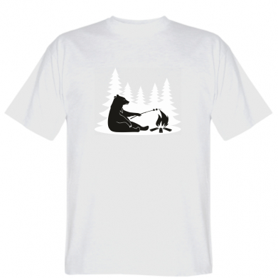 

Мужская футболка Stedman Bear on picnic  Белый, Мужская футболка Stedman Bear on picnic L Белый