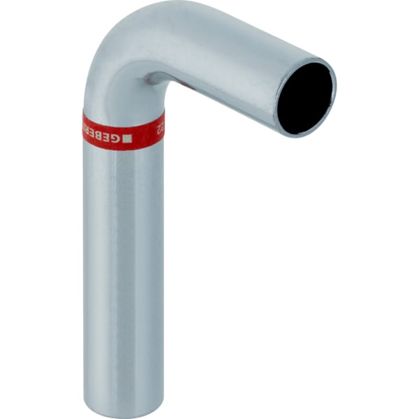 

Отвод из углеродистой стали Geberit Mapress 90° оцинкованный с гладкими концевиками d=28 (20405)