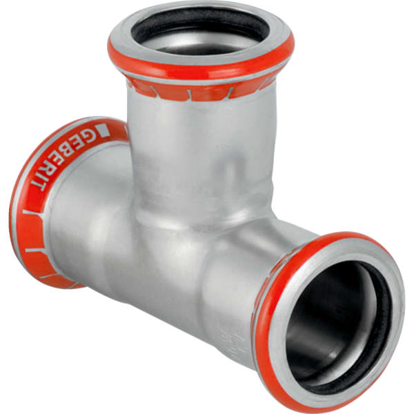 

Тройник Geberit Mapress равнопроходной из углеродистой стали d 22 (21004)