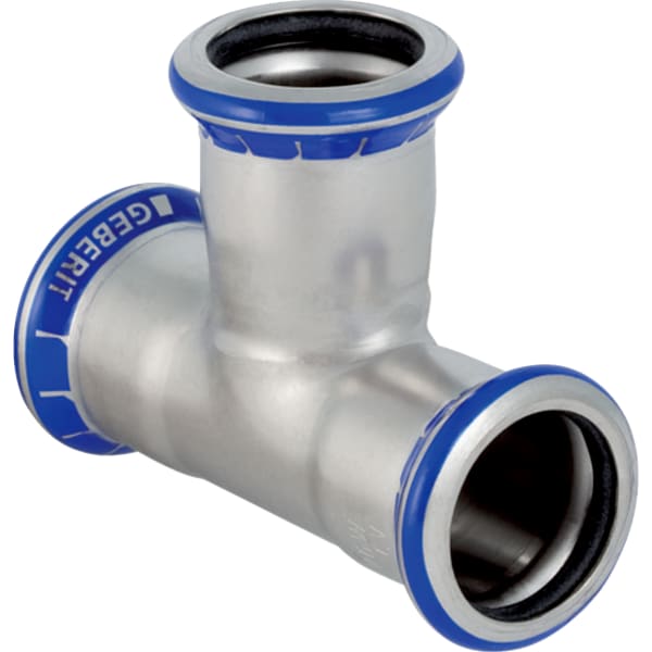 

Тройник Geberit Mapress равнопроходной из нержавеющей стали d 22 (31004)