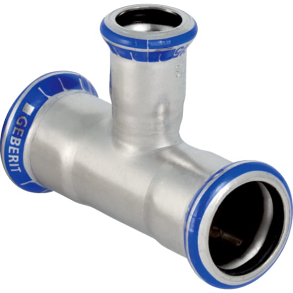 

Тройник Geberit Mapress переходной из нержавеющей стали d 42x22x42 (31218)