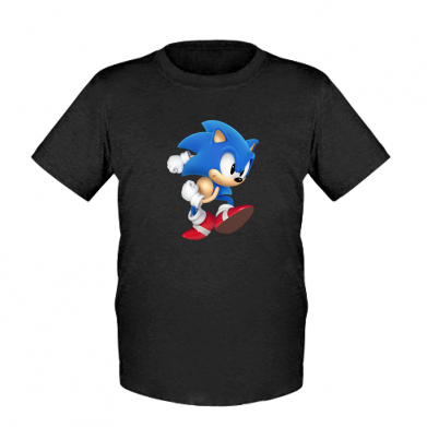 

Детская футболка для мальчиков Stedman Sonic 3d M Черный