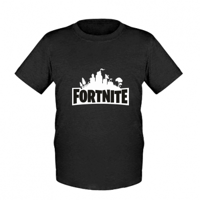 

Детская футболка для мальчиков Stedman Fortnite logo L Черный