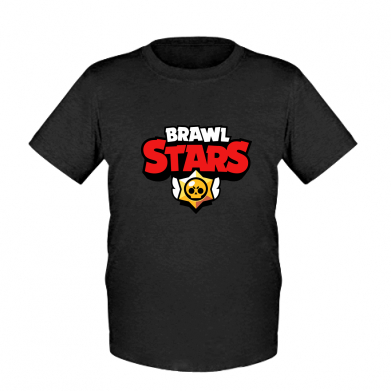 

Детская футболка для мальчиков Stedman Brawl Stars Logotype XL Черный