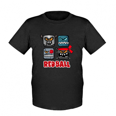 

Детская футболка для мальчиков Stedman Red ball heroes XL Черный